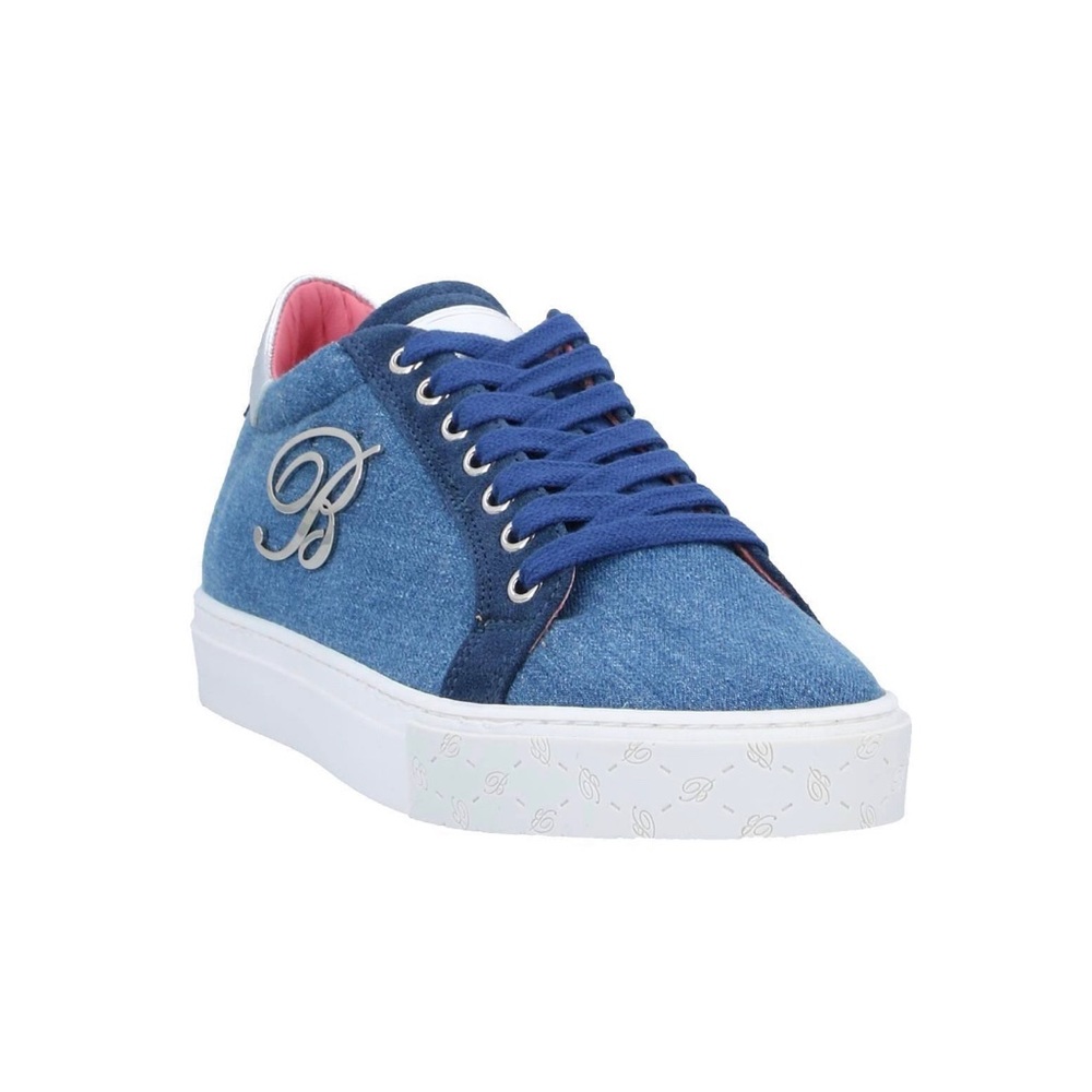 BLUMARINE Women’s Denim Sneakers New in the Box